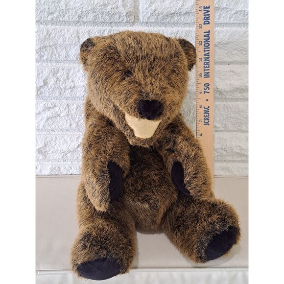 Grizzly Bear Puppet #1561North Americann Bear Co. 1993 Toy Plush Vintage Collect - Picture 7 of 9